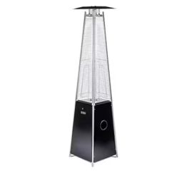 Legacy heating 41,000 BTU Hammered Black Propane Outdoor Flame Patio Heater