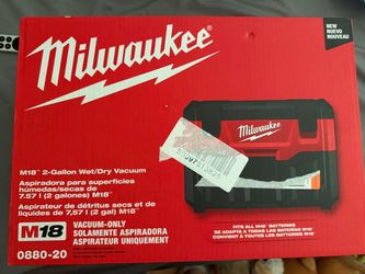 Milwaukee 2 Gallon Shop Vacuum
