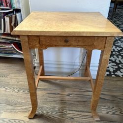 William Switzer MCM Burled wood Side Table