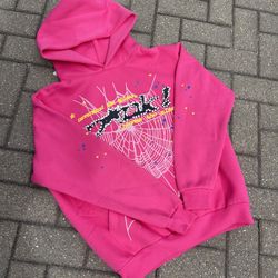 Pink Spider Hoodie