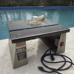 Router Table Shaper Table Porter-Cable Portable Bench Top Router Table Craftsman Benchtop