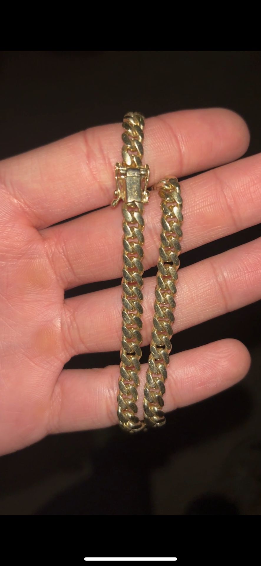 14k Cuban Bracelet