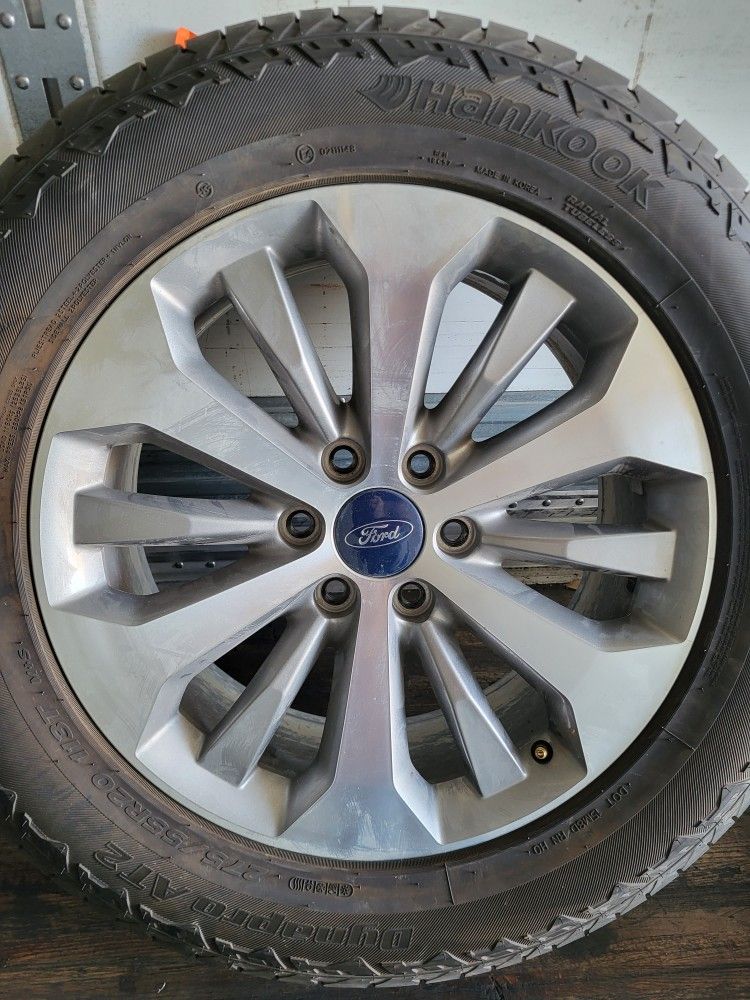 20" Oem Ford F150 Rims / Tires 275/55/20 for Sale in Mcallen, TX OfferUp