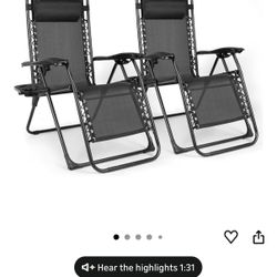 Two Chairs for the Beach Back Yard 