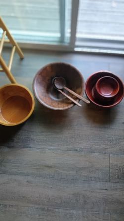 wooden bowls