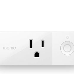 WeMo - WiFi Enabled Mini Smart Plug - White (F7C063)....
