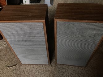 Vintage audiophile German Telefunken Klangbox speaker set model WB60