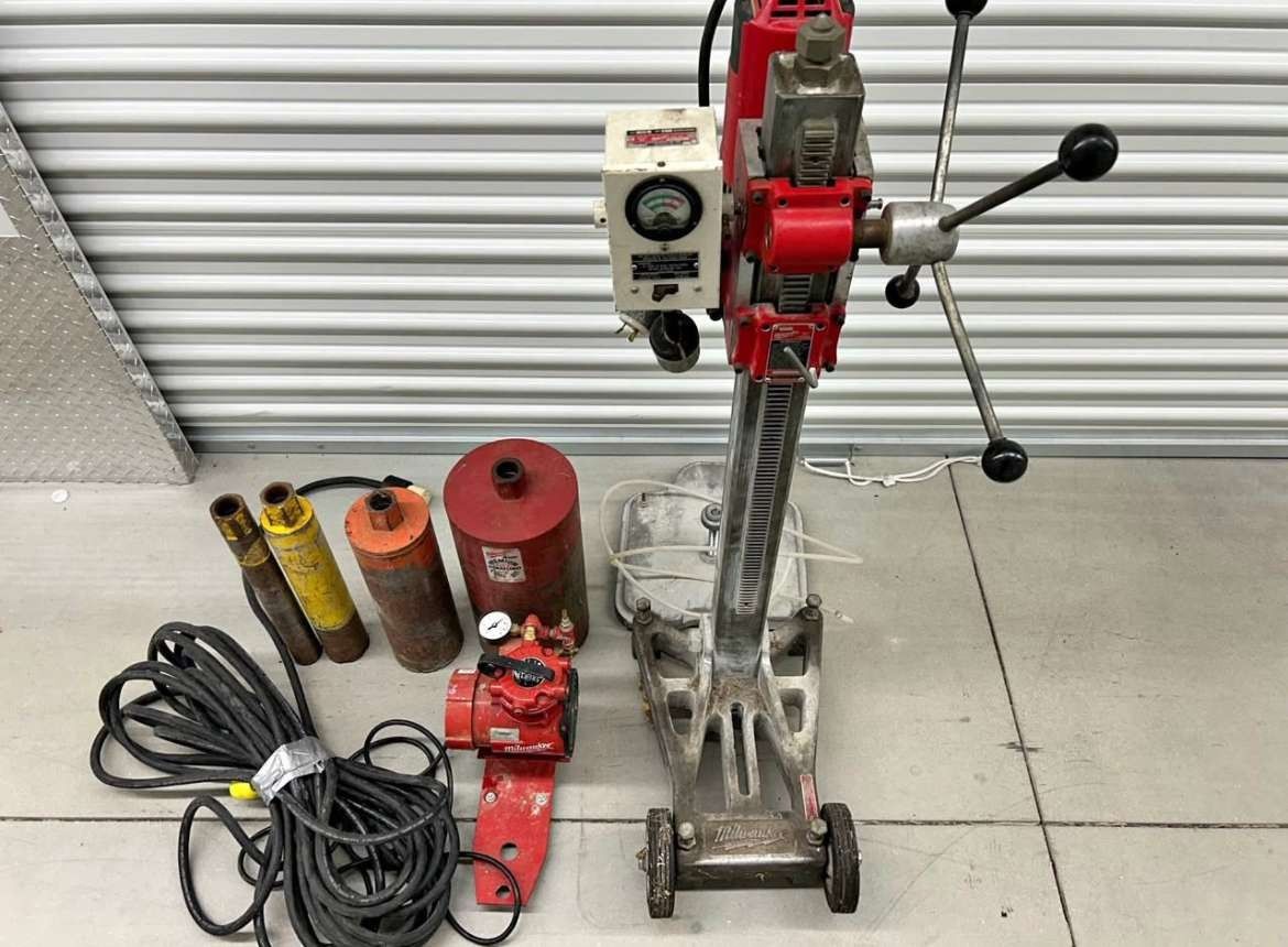 Milwaukee coring machine