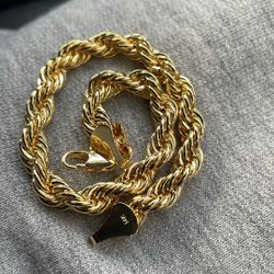Gold Rope Bracelet 