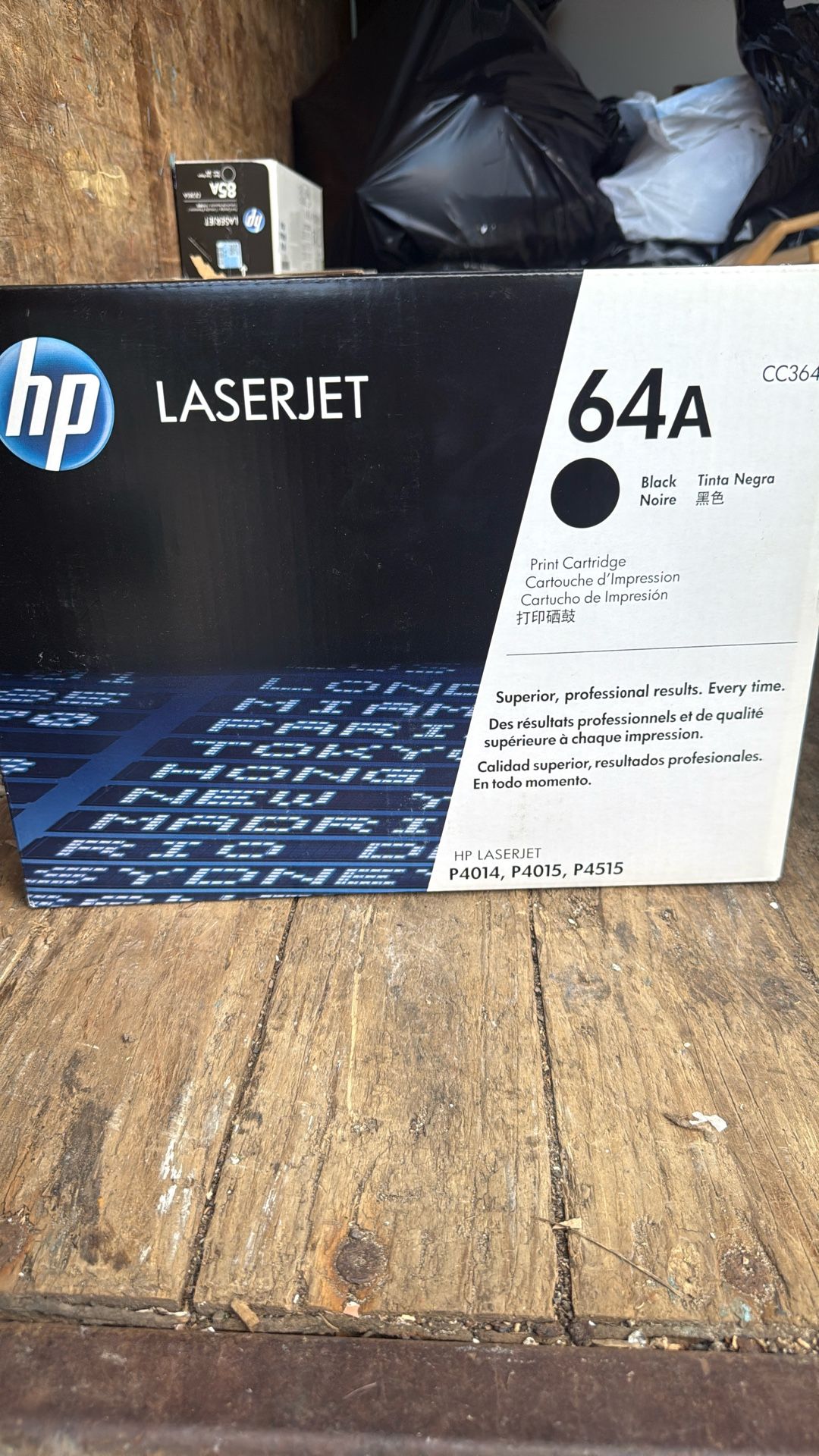 Hp laserjet 64A black ink cartridge 