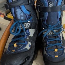 Laguna Ultra Wheel Power Wedge Black & Blue In Good Condition $30