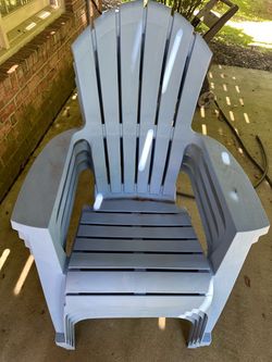 Adirondack 4 Stackable Plastic Chairs