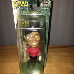 2002 Upper Deck Tiger Slam Play Makers Tiger Woods Bobblehead