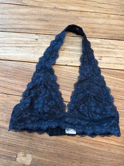 Free People Intimately lace halter bralette small.