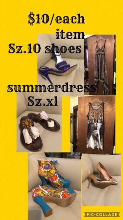 New & gently used shoes & sundress’s