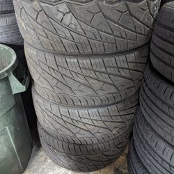 (4) 245/35/20 USED TIRES WITH 1 MILE ON THEM!