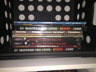 Vintage RPG Books/ Shadowrun Dungeons and Dragons and more!
