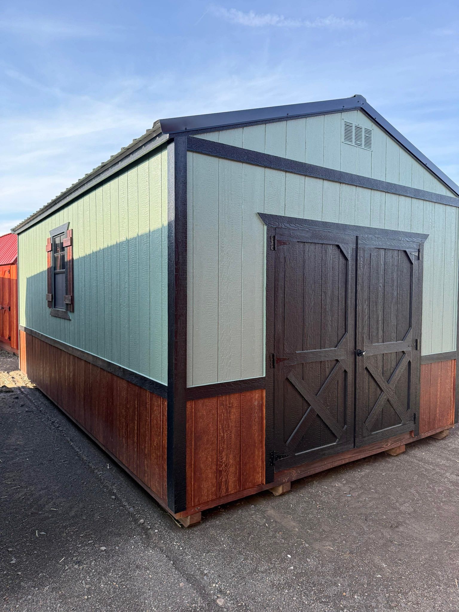 🌨️ 12x20 WINTER SHED DEAL 💰 Down: $150 + tax 🚚 Delivery: Free (1st 50 Miles)