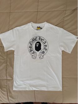 Chrome Hearts x Bape white and Black tee
