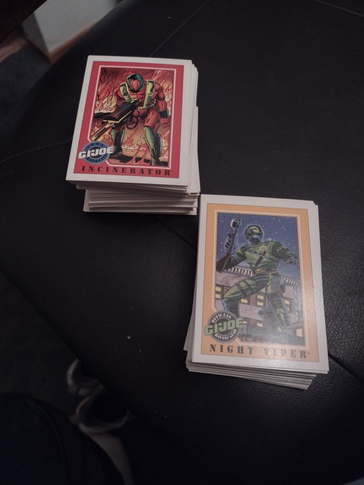 Highly Collectible GI Joe Cards 1991. 200 Card Set Missing 3 Cards 71, 27, 177 See Below