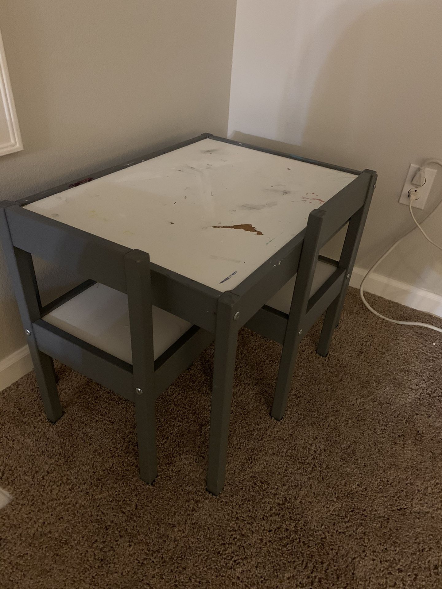 Kids ikea table and chairs