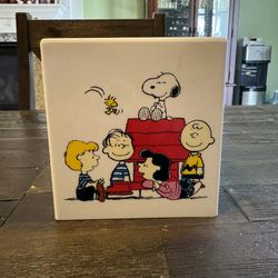Peanuts Decorative Tissue Box Cover