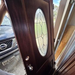 35 3/4 X 79 3/8 Front Exterior Door Wood