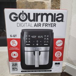 Gourmia GAF652 Digital Air Fryer - No Oil Healthy Frying - 12 One