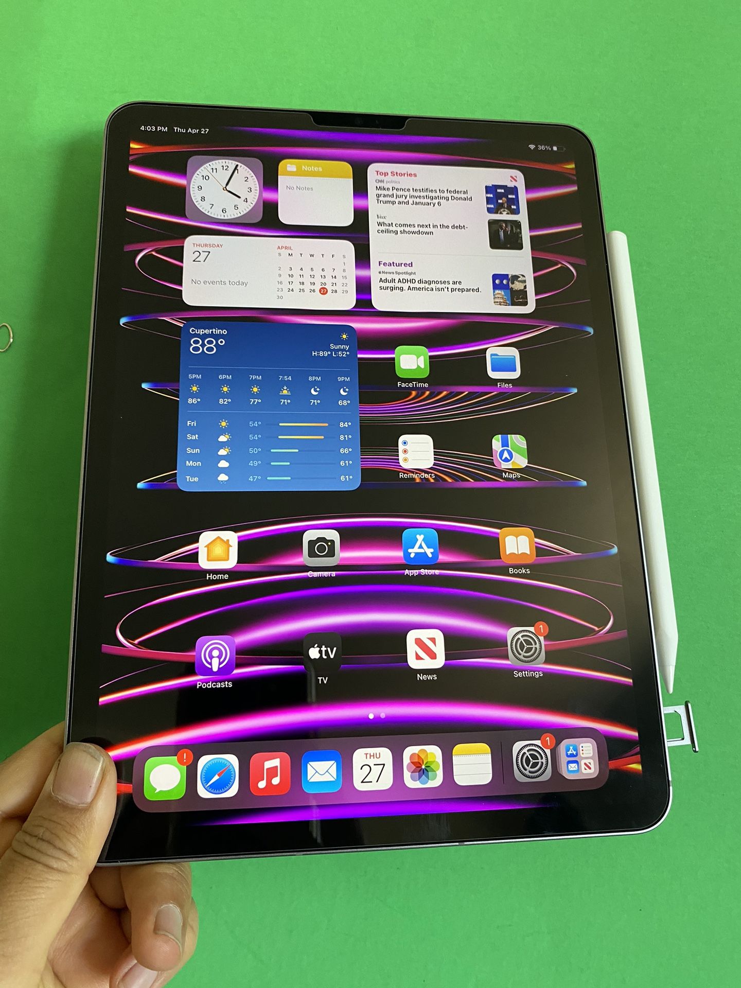 256GB Apple IPad Pro 11” 4th Generation (2022 Latest Model / M2 chip) Wi Fi + Cellular (5G Unlocked)Keyboard, Pen & Accessories (warranty 01 /2024),All Products : American Fashion Style Bags On Sale