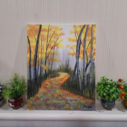 Painting "Golden Path"