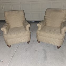Vintage Set Classic Living Room Chairs