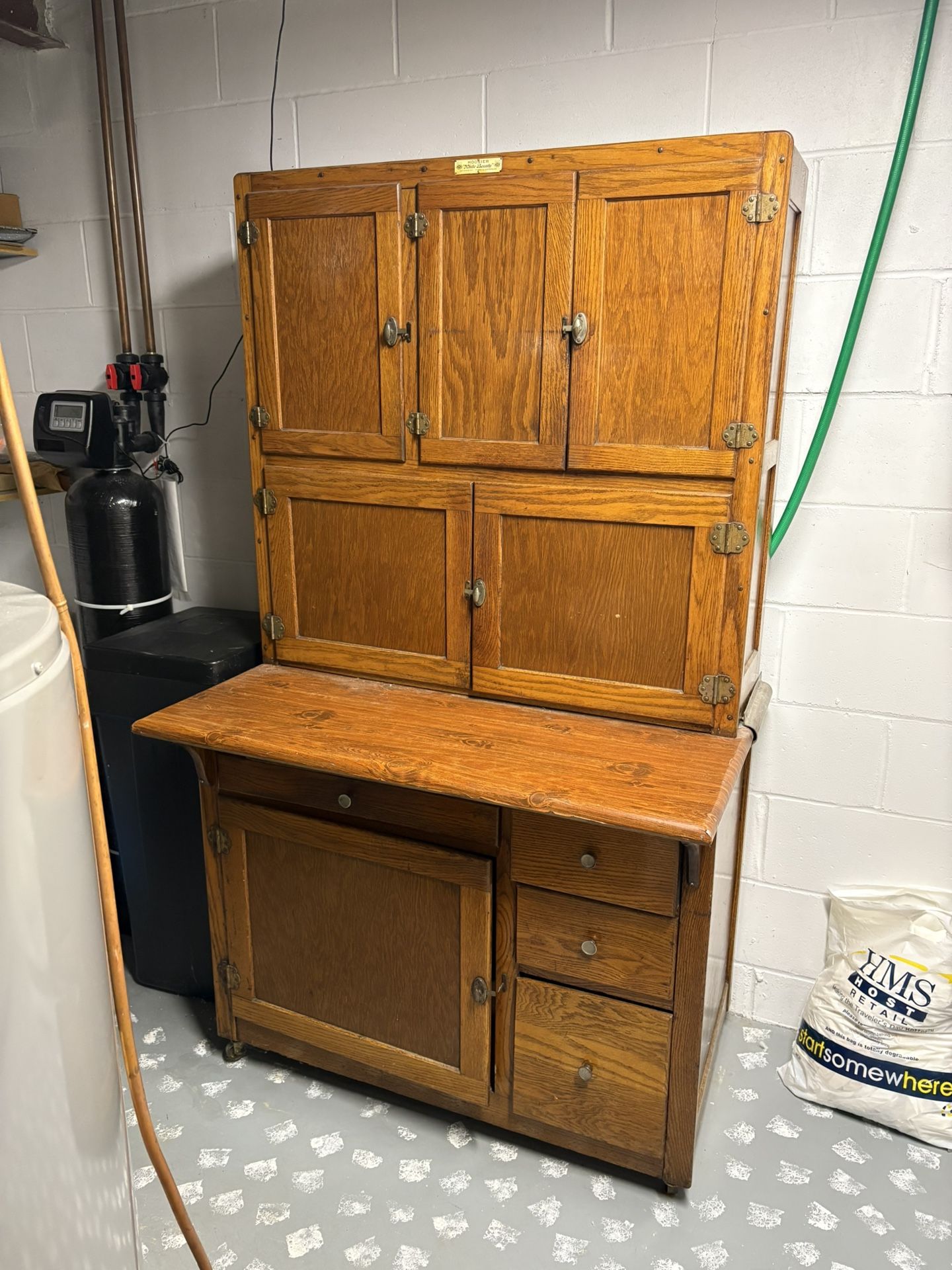 Antique Hoosier Kitchen Cabinet