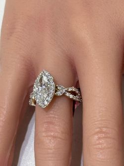 IGI Certified 14KT YG 2.32CT LabDiamond Bridal Ring