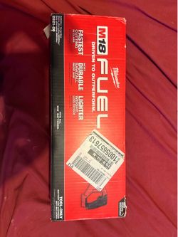 New Milwaukee m18 Fuel sawzall