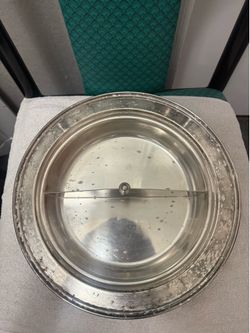 Vintage Silverplate Divided Serving Dish / Relish Dish with Insert