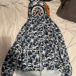 Blue Bape Hoodie