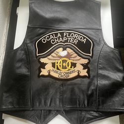 Leather Ocala Fla Harley Davidson Vest