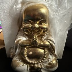 1pc Buddha Statue Happy Laughing Buddha Figurine 