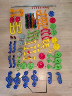 Marble run track set