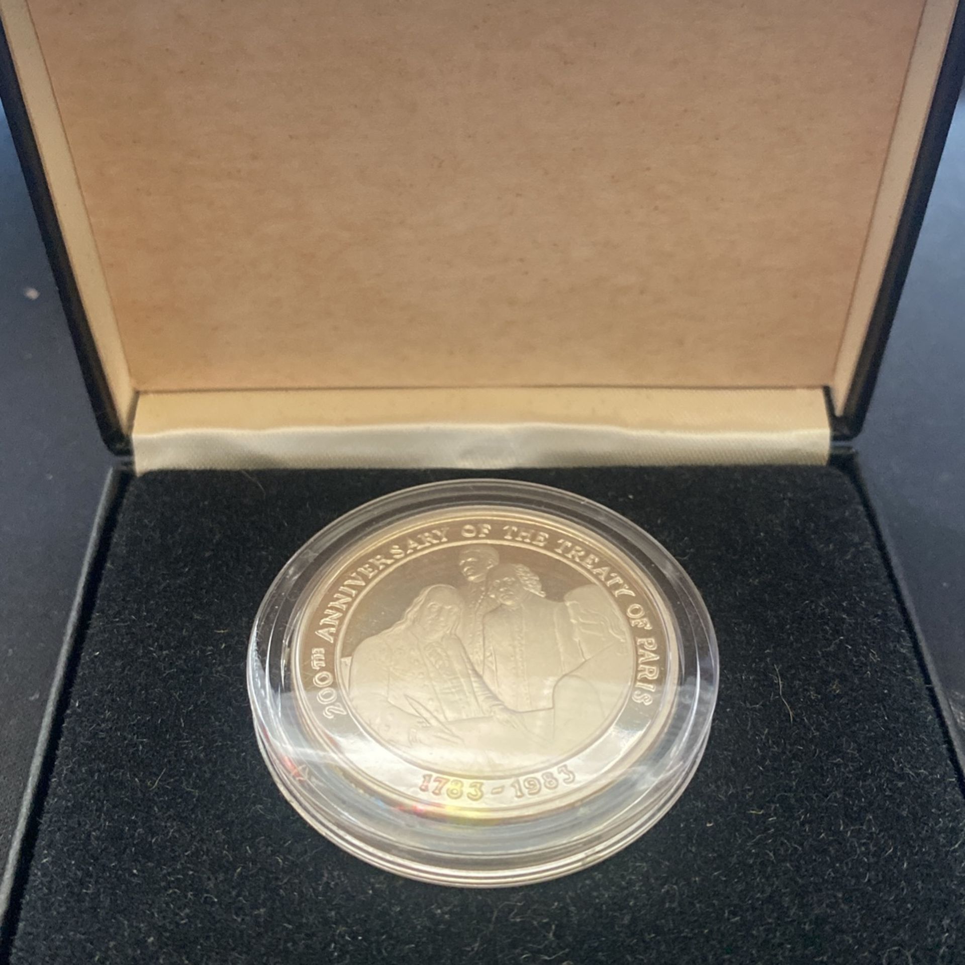 1983 USHS 200th Anniversary of the Treaty of Paris Medal