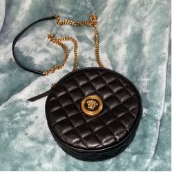 Versace Medusa Round Quilt Bag
