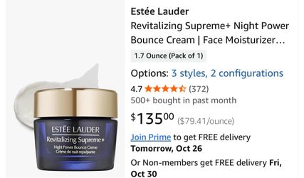 Estée Lauder Revitalizing Supreme+ Night Power Bounce Cream