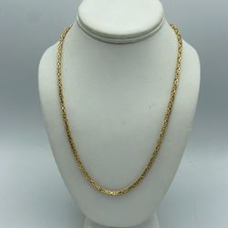 14kt Yellow Gold Byzantine Link Chain 20.5”