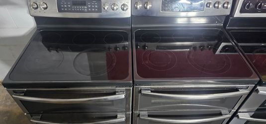 Ge Profile Double Oven Electric Ranges 2 Units