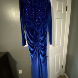 Royal Blue Elegant Dress 