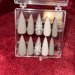 Snowflake Nails