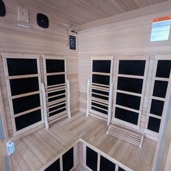 Indoor Infrared Corner Sauna, Great Condition 