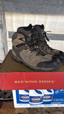 Red wing boots steel toe