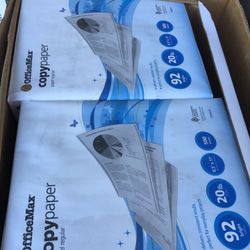 8pk Case Office Max Copier Printer Paper