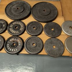 STANDARD BARBELL PLATES.